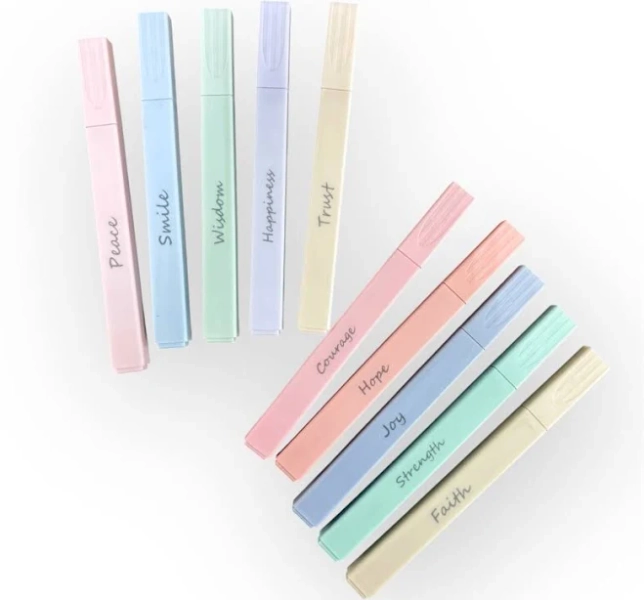 Pastel Highlighters for Bibles