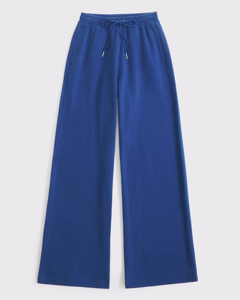High Rise Sunday Wide Leg Sweatpant
