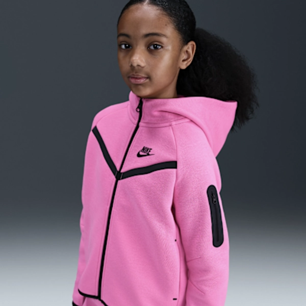 Nike Sportswear Tech Fleece Girls' Full-Zip Hoodie