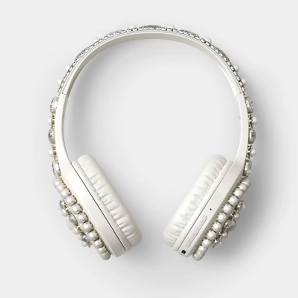 Embellishment Over the Ear Headphones - heyday™ Jewel Cream