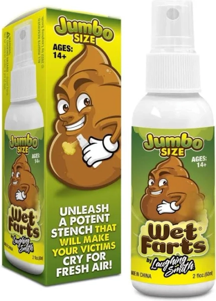 Laughing Smith Wet Farts (jumbo - 60ml) - Potent Fart Spray - Extra