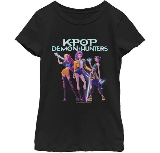 KPop Demon Hunters Girls Group Shot T Shirt