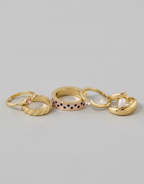 AE Gold Rings 5-Pack