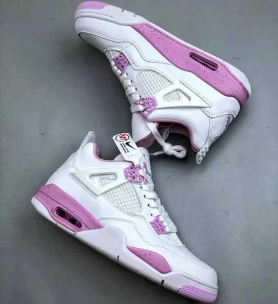 Jordan 4 Retro White Pink Oreo Women's All Size Us 5.5-11
