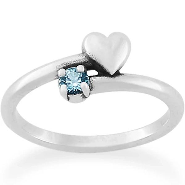 James Avery Wrapped in Love Gemstone Band Ring Womens
