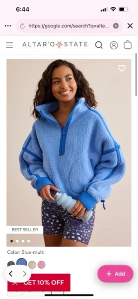 Sprint Sherpa Quarter Zip