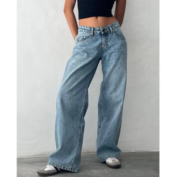 Women's Low-Rise Baggy Denim Jeans