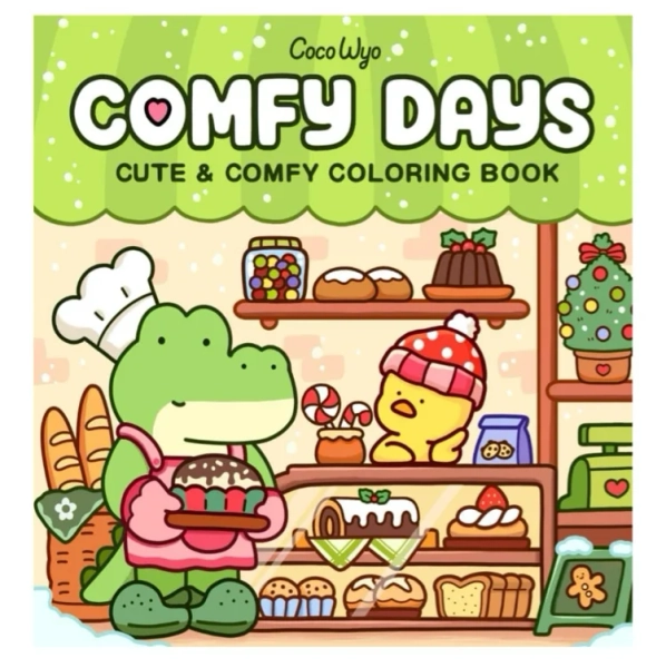 Cozy Friends: Coloring Book for Adults and Teens Featuring Super Cute Animal Characters with Easy and Simple Designs for Relaxation : Wyo, Coco: Amazon.com.au: Books