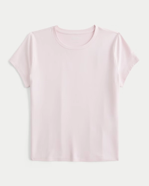 Smooth Seamless Fabric Crew Baby Tee