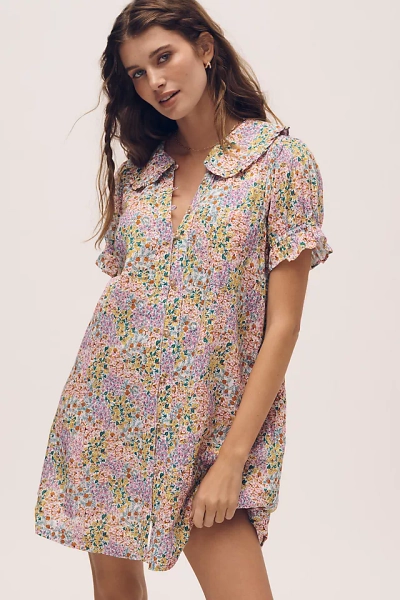 El Vestido Mini de Botones con Cuello Keira de Pilcro