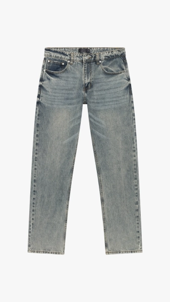 Essential Straight Jeans - Dusty Blue