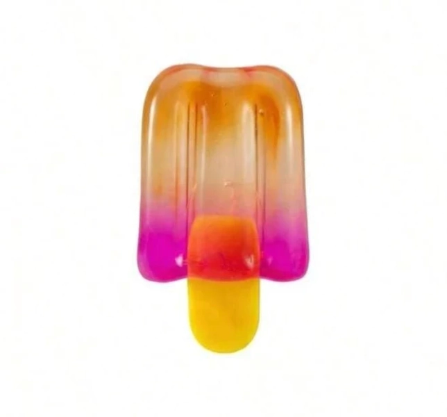 Mini Jelly Gradient Ice Cream Squishy Toys, Ice Cream & Popsicle Squeeze Stress Relief Fidget Toys,Random Color
