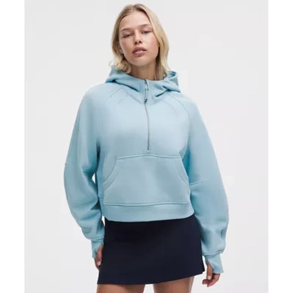 Scuba Oversized Half-Zip Hoodie