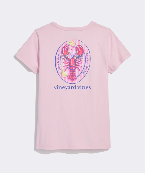 Women's Bow Lobster Short-Sleeve Pocket Tee