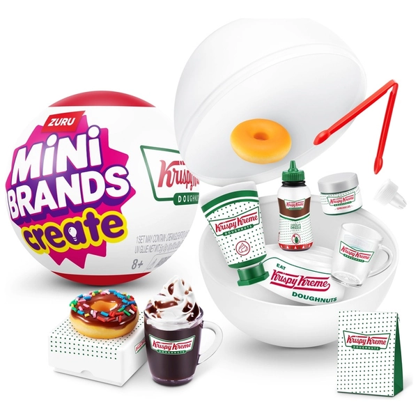 Mini Brands Create by ZURU Krispy Kreme Series 1 Capsule Assortment