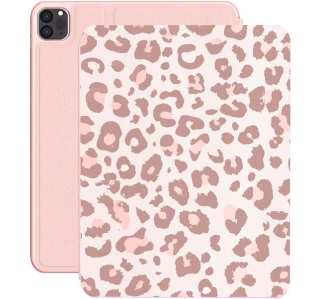 iPad Pro 11” Blush Leopard Cute iPad Case | Velvet Caviar