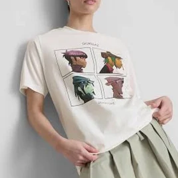 Gorillaz Women's Relaxed Graphic Music Tee