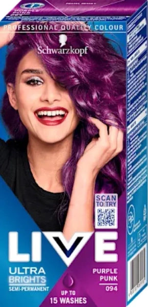 Purple hair dye