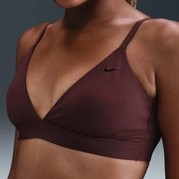 Nike Women's Form Light-Support Non-Padded Triangle Sports Bra in Red, Size: 2XL | HQ7003-652