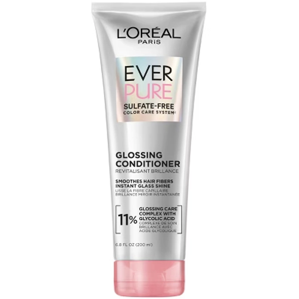 L'Oreal Paris EverPure Sulfate Free Glossing Conditioner with Glycolic Acid - 6.8 fl oz