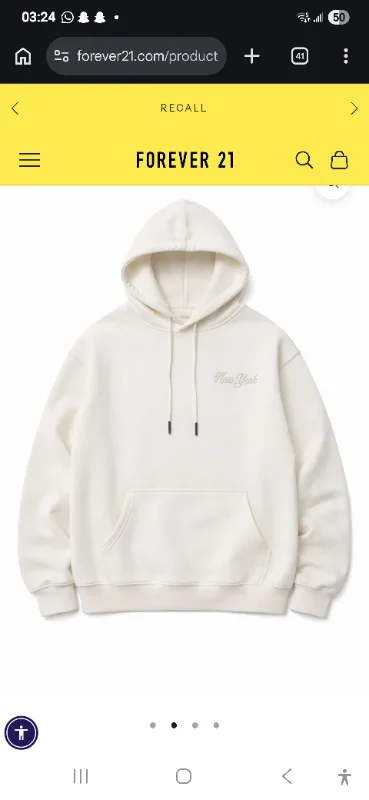 New York Embroidered Hoodie