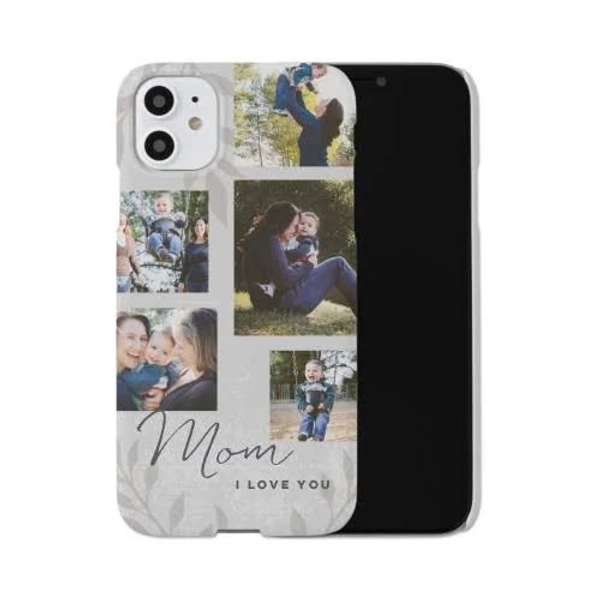 Custom iPhone 11 Cases: Foliage Linen | Slim Case | Matte Finish | Brown | cafe | Shutterfly
