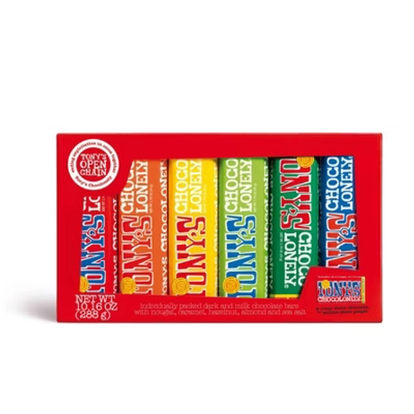 Tony's Chocolate Sampler Pack Candy - 10.16oz/6ct