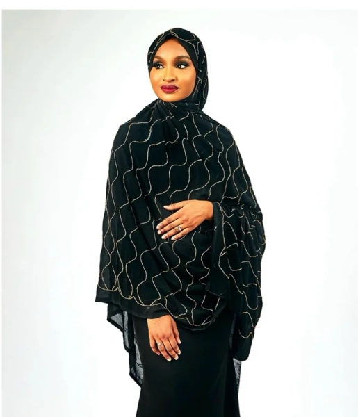 DJamila Black Maxi Mayafi • Sonjiki