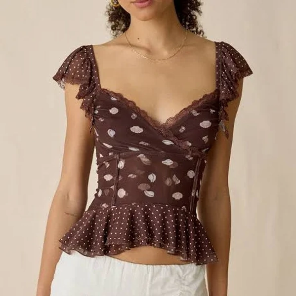 Kimchi Blue Night Bloom Blouse