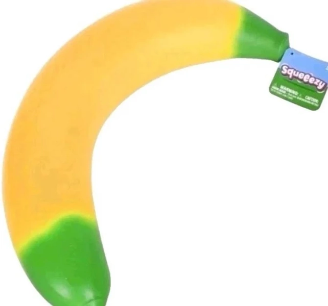 Laffy Snacks Squishy Banana Fidget Toy