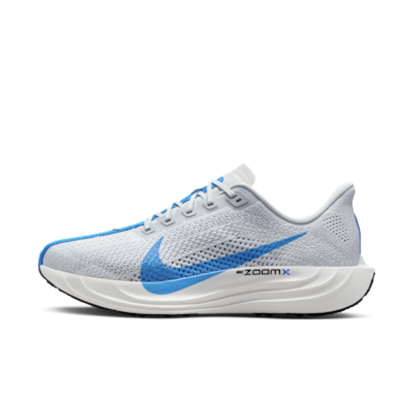 Nike Pegasus Plus Men's Road Running Shoes - Pure Platinum/Black/White/Light Photo Blue - Size 6