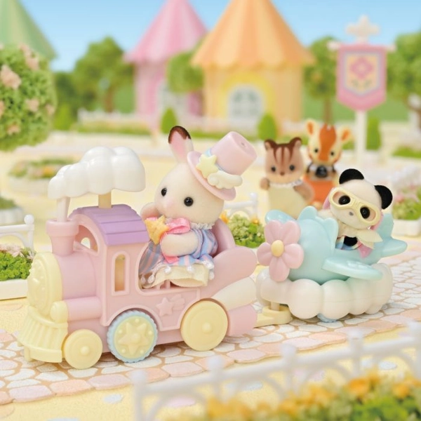Amusement Park Ride Set -Plane & Train-