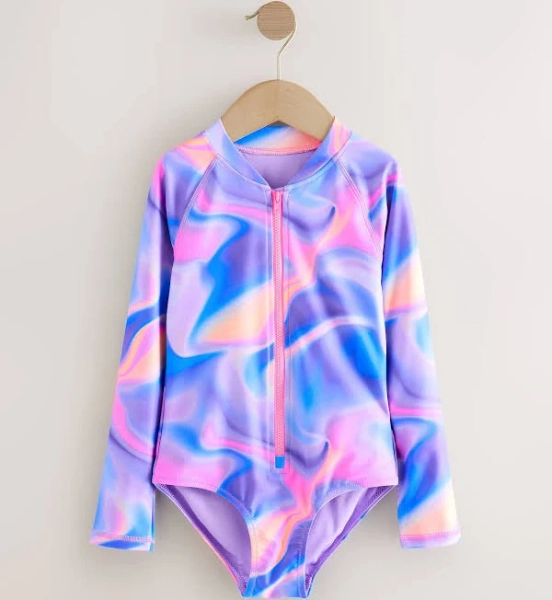 Girls Sunsafe Long Sleeve Swimsuit
