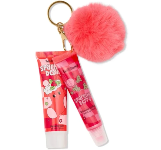 Sweet & Shimmer Hand Cream & Lip Gloss Duo Sparkling Berry