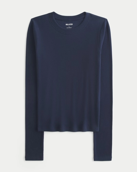 Long-Sleeve Crew Baby Tee