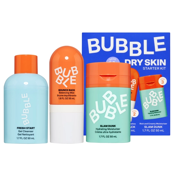 Bubble Skincare 3-Step Hydrating Routine Bundle for Normal to Dry Skin, Set of 3 - Walmart.com