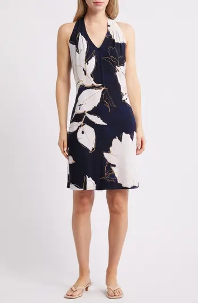Sanded Petals Sleeveless Dress