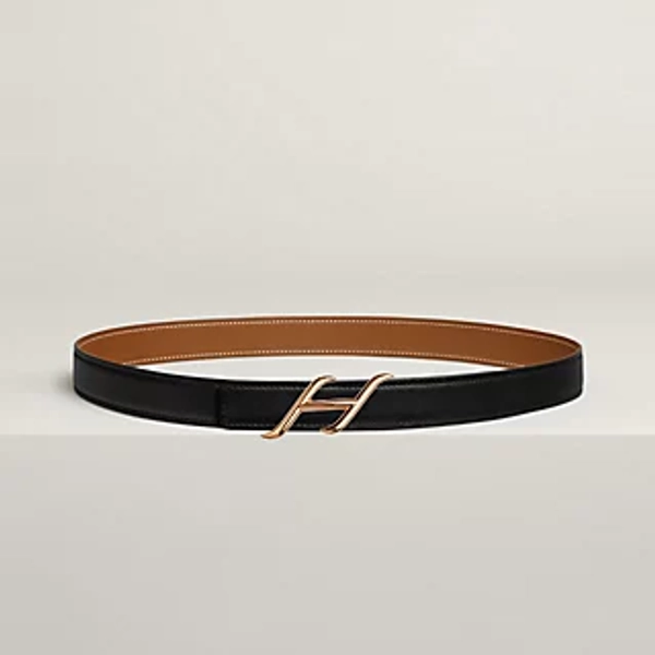 HDN belt buckle & Reversible leather strap 24 mm