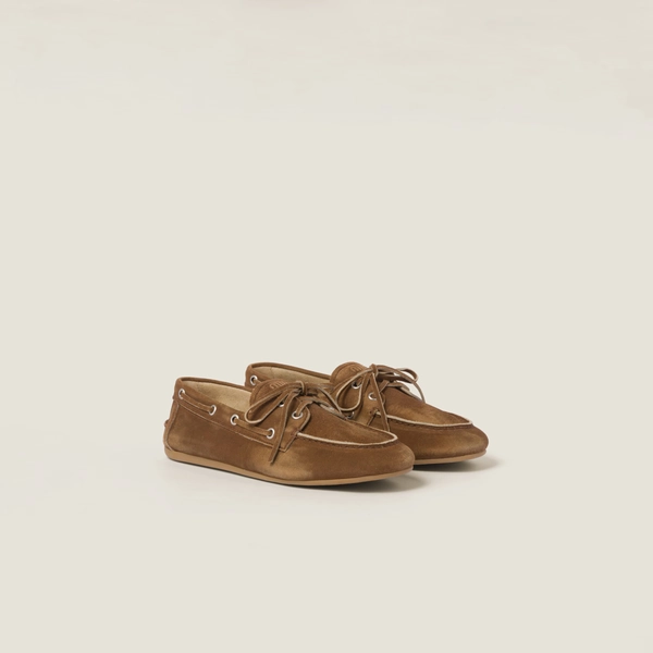 Faded suede Deck shoes