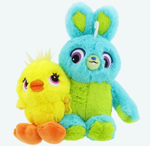 Japan Tokyo Disney Resort Plush Toy Fluffy Plushy Mini Toy Story Ducky &amp; Bunny
