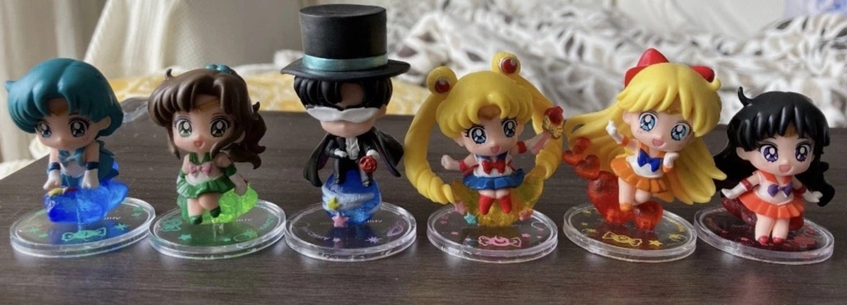 Cute Sailor Moon Characters Mini Figures (Set Of 6)