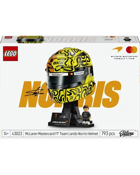 LEGO Editions McLaren Mastercard F1 Team Lando Norris Helmet 43023 - Assorted - One Size