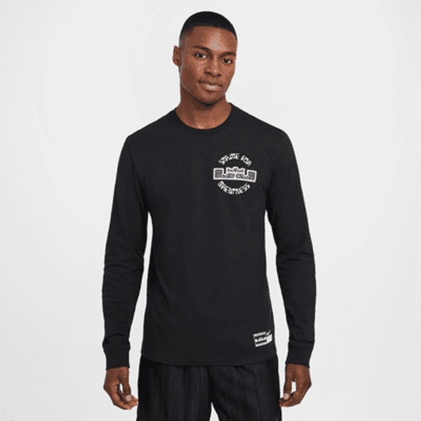 LeBron Men's Max90 Long-Sleeve Basketball T-Shirt