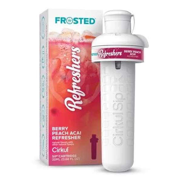 Cirkul Frosted Refreshers Berry Peach Acai Refresher Flavor Cartridge