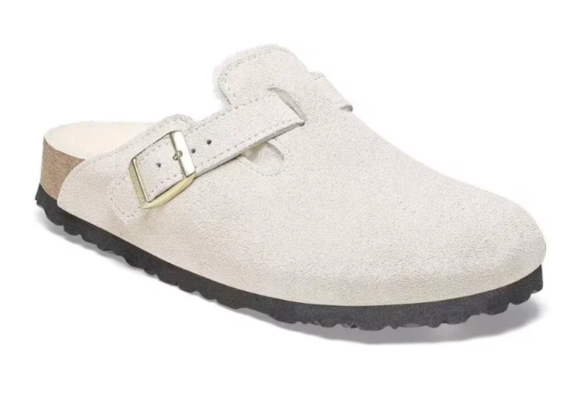 Boston Shearling Suede Leather