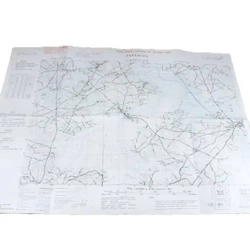 Map Carentan june 1943