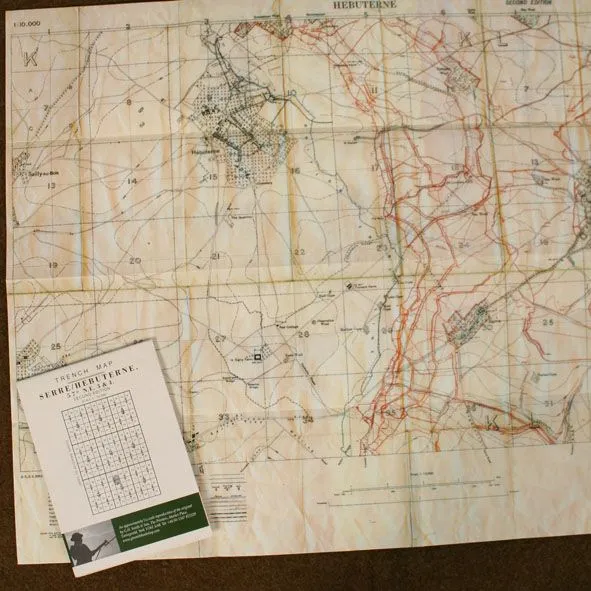 Map Serre/Hebuterne
