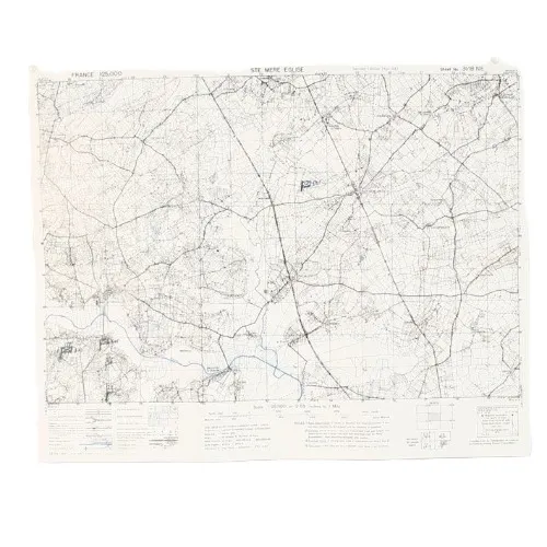 Map St Mere Eglise