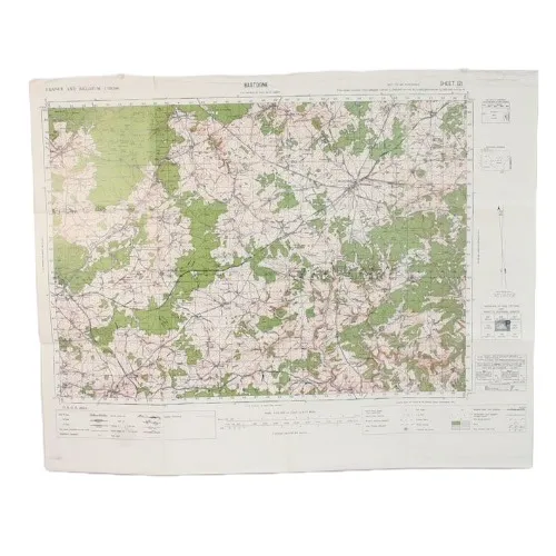 Map Bastogne