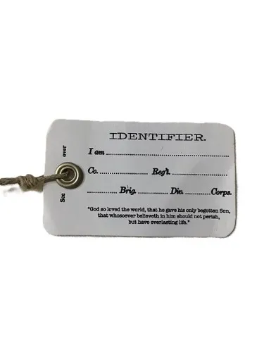 USCC Paper ID Tag